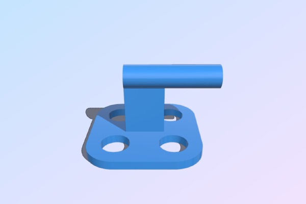 Webcam Antivibration Bracket for MakerGear M2 | 3d print model