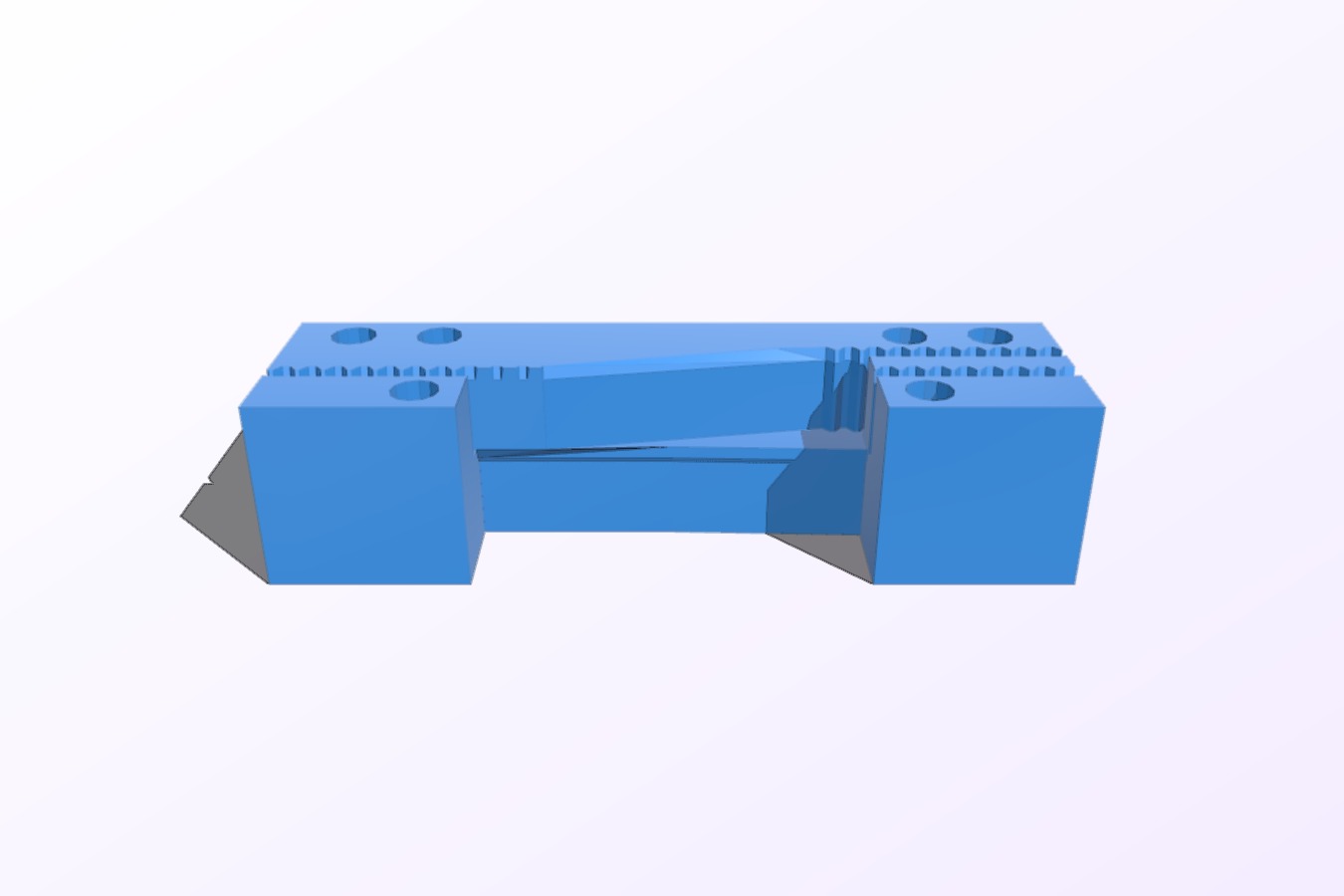 X belt attachment for Anet A8 with better belt fit - no glue required