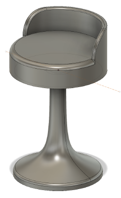 Barbie Salon Chair | 3d print model