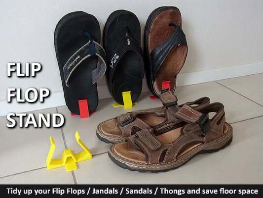 Flip Flops (Jandals _ Thongs _ Sandals) Stand | 3d print model