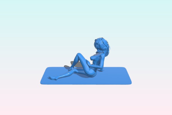 Women beautiful yoga | 3d print model