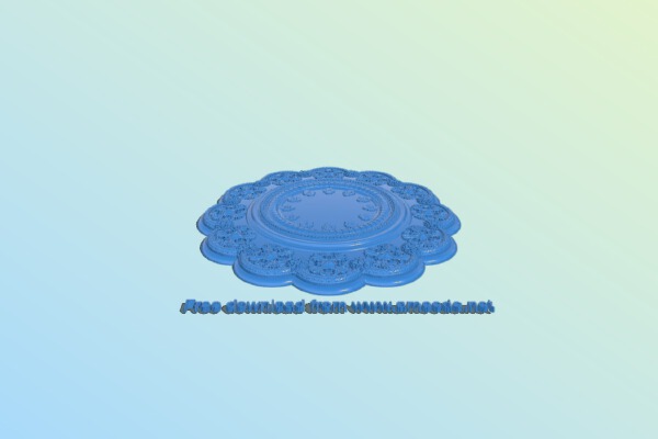 Wall clock pattern | 3d print model