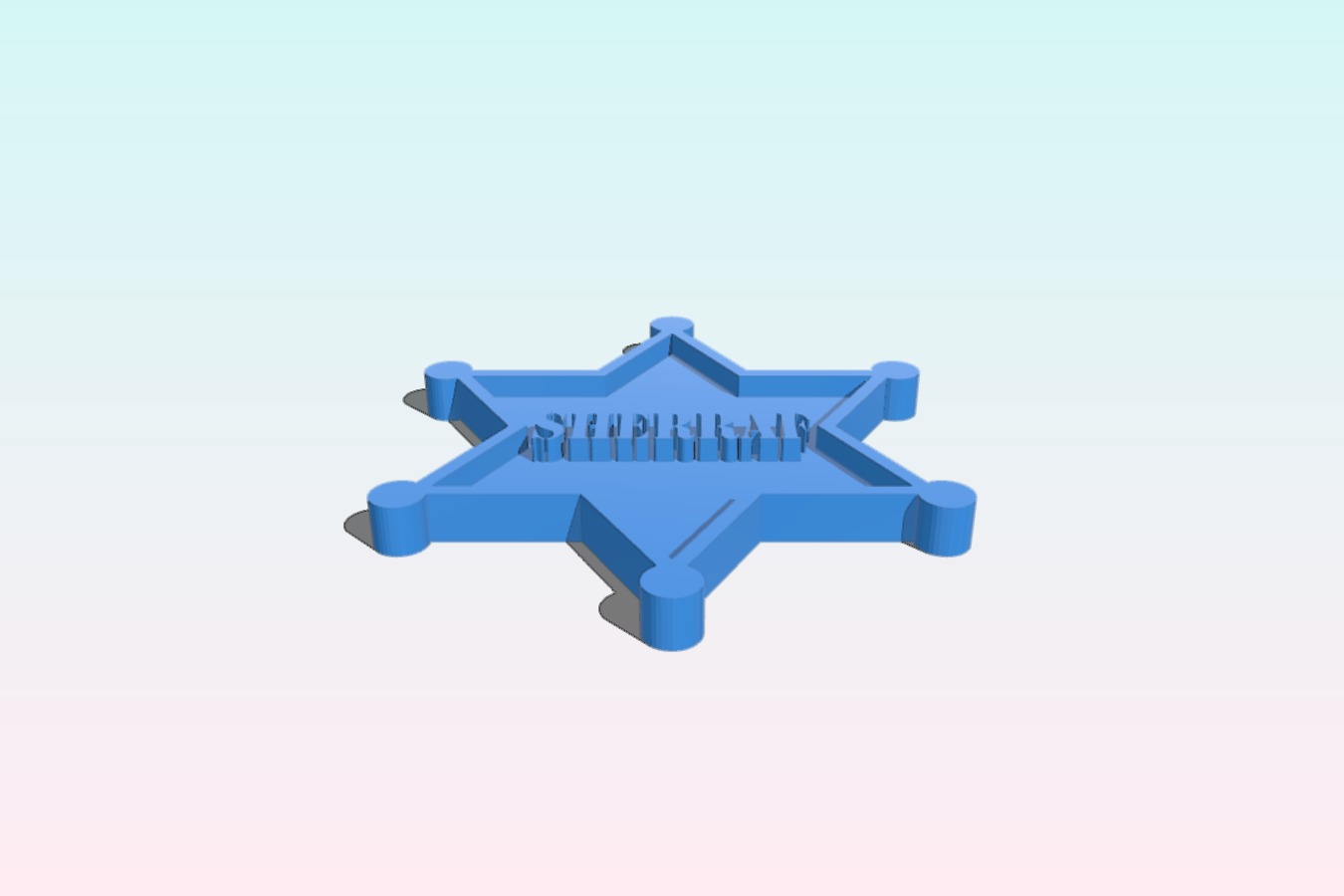 Sherrif badge