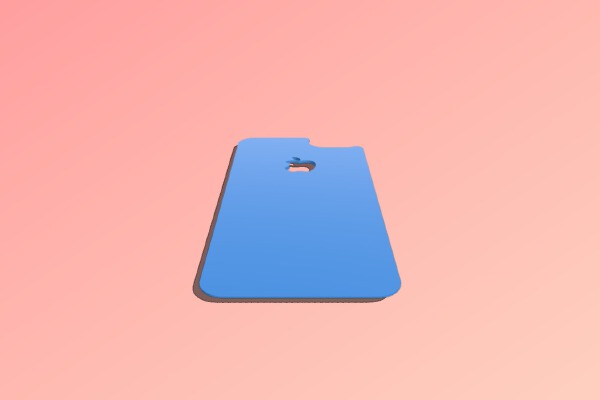 Iphone 5 Lego Case (with apple logo) | 3d print model