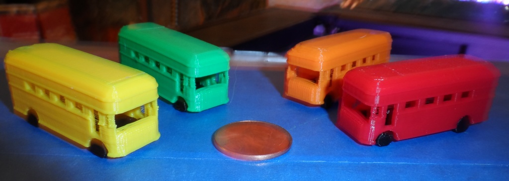 Remixed Bus Game Piece | 3d print model