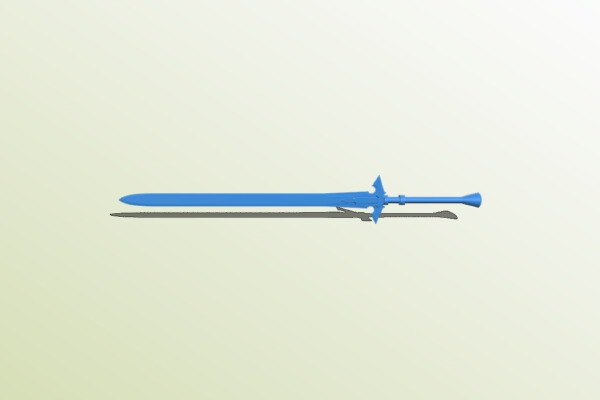 alo kirito sword | 3d print model