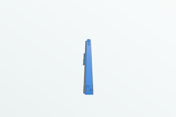 Flower pattern long | 3d print model