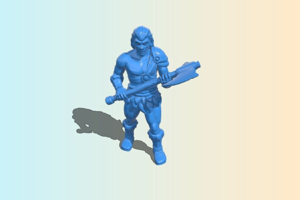 Human barbarian | 3d print model