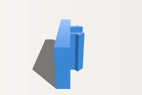 Universal extrusion clip | 3d print model
