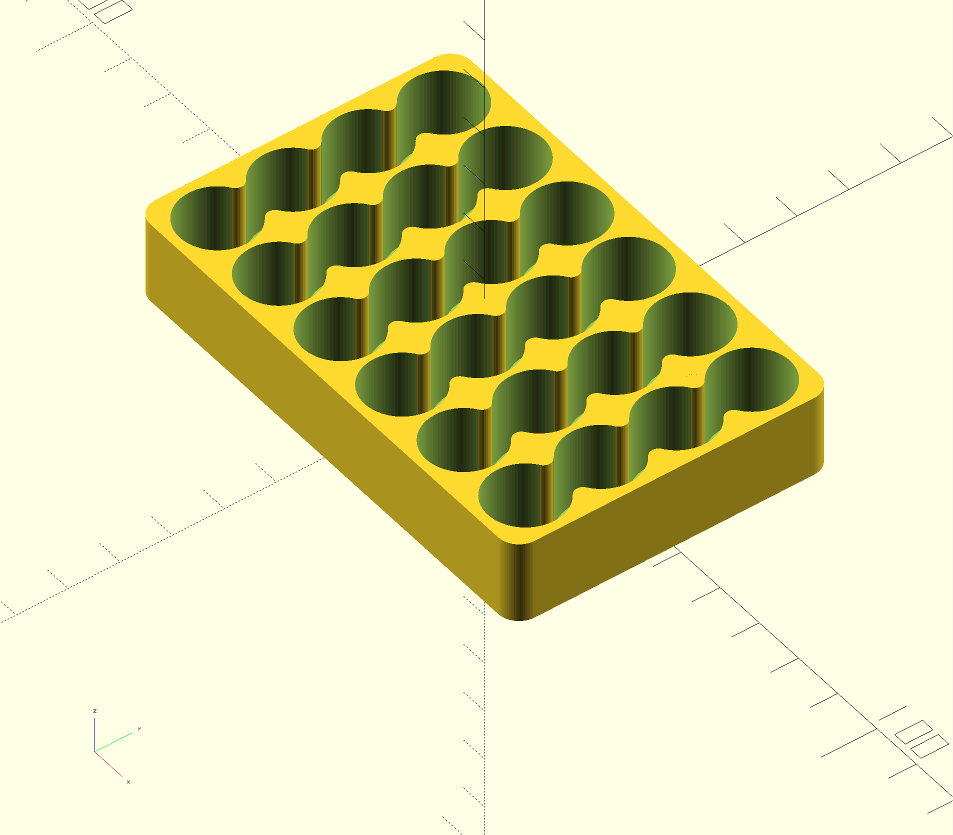 Customizable Battery Tray Inline