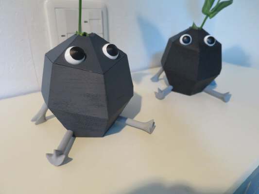 Rock Pikmin Vase | 3d print model