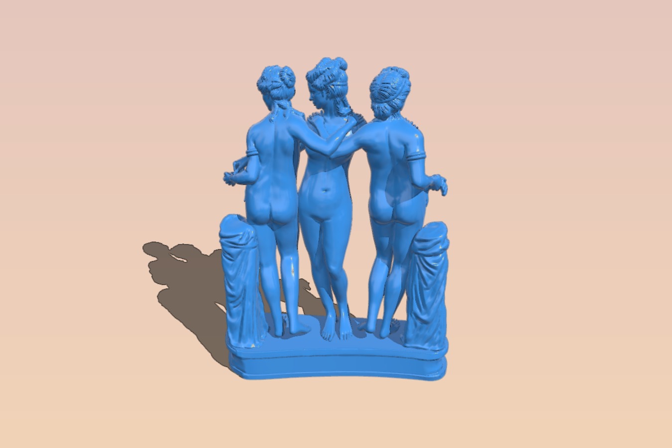 The Three Graces at The Louvre, Paris