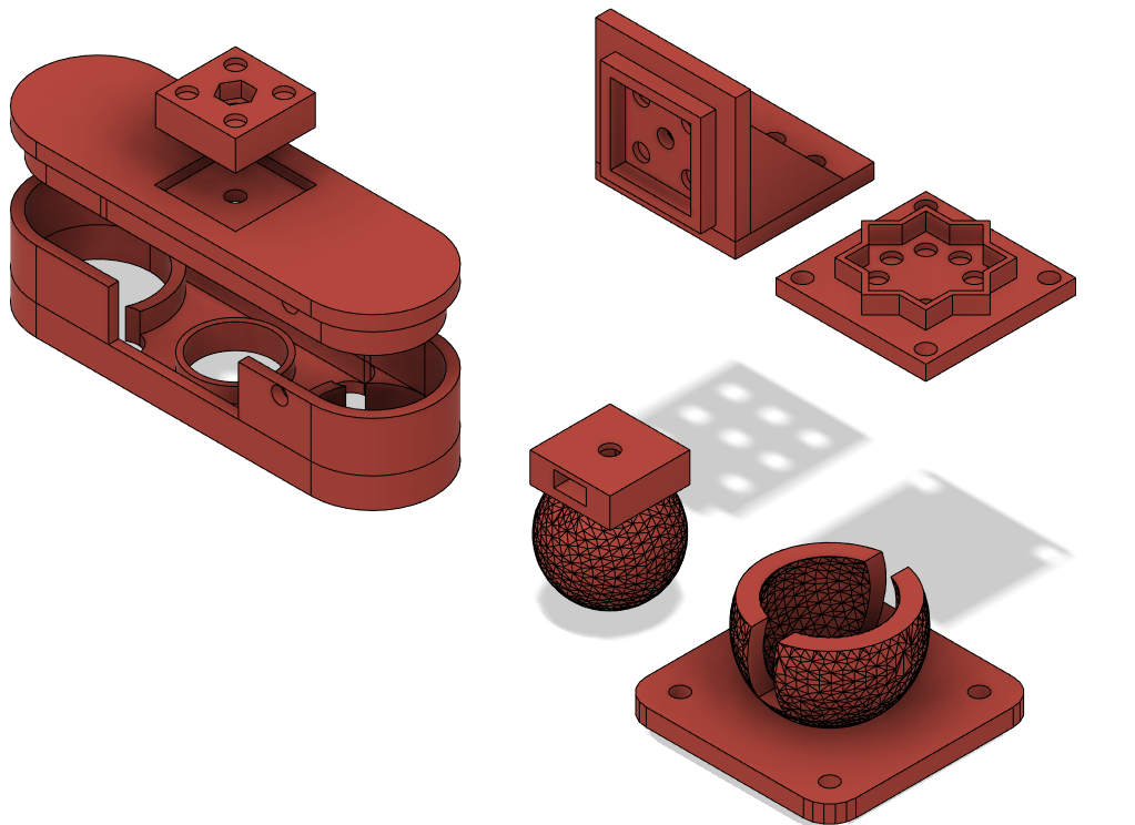 Raspberry Pi IR camera case + magnetic mount