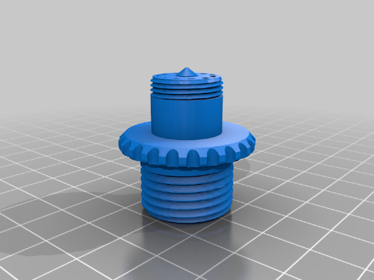 Water Sprinkler for BSP 1_2" | 3d print model