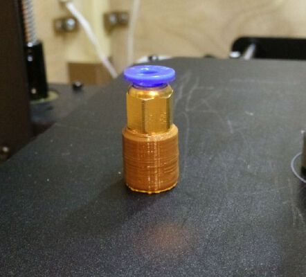 Filament Park for 4mm OD PTFE Tube - Pushfit Connectors | 3d print model