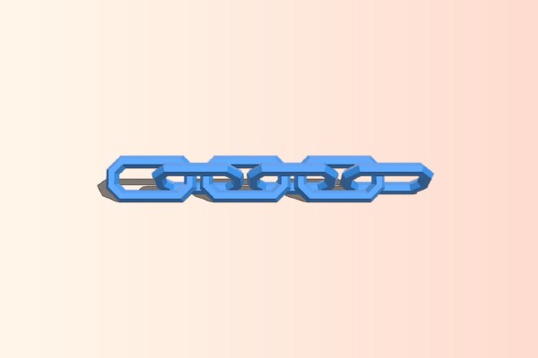 My Customized Chain Generator | 3d print model