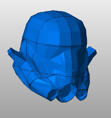 Star Wars: Force Unleashed EVO Trooper Helmet Parts | 3d print model