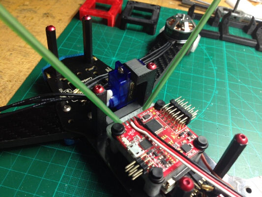 Servo Mount for BlackOut Mini H Auto Camera Tilt | 3d print model