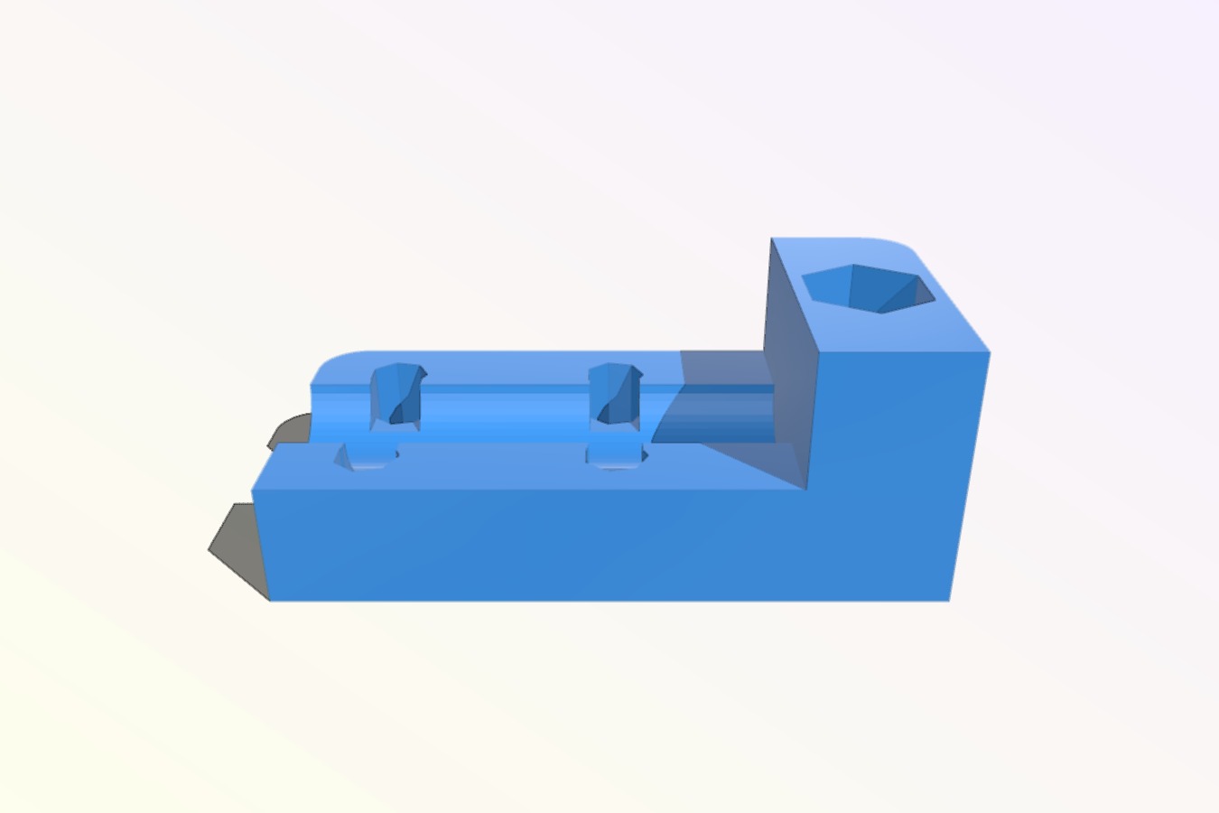 Improved Z-MIN Enstop Mount and adjustment for Mendel90 with improved X-Ends