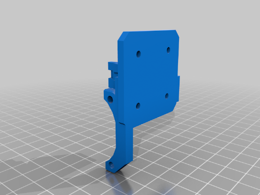 Adjustable BLTouch Clone and E3D clamp mount hotend | 3d print model