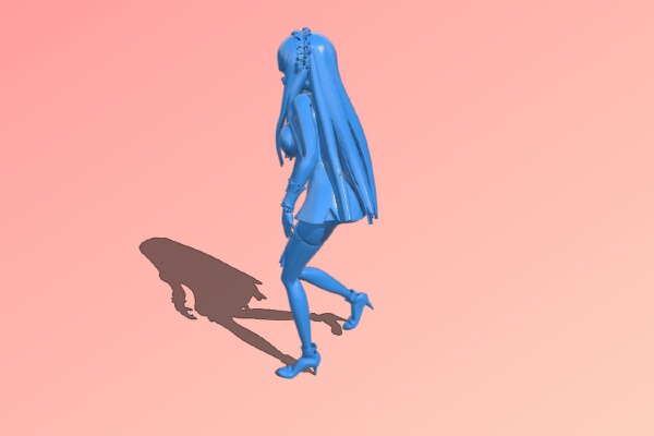 Women Maid | 3d print model
