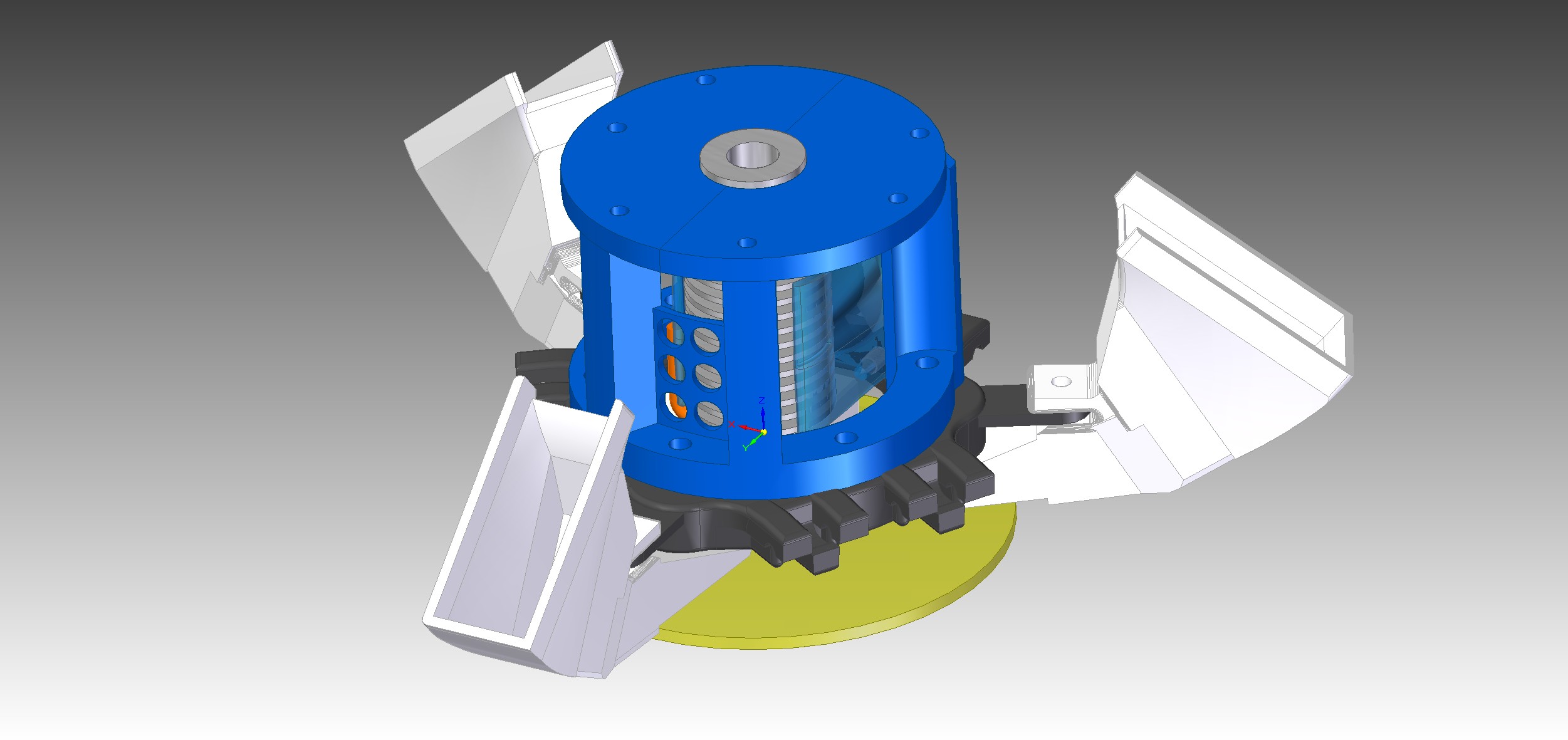 E3d V6 Rostock Max V2 mount with part cooling