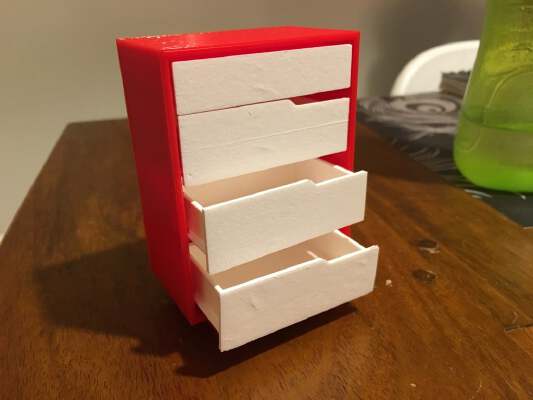 Doll House Dresser | 3d print model