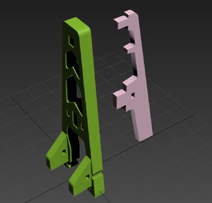 Landing Gear for Blackout Mini Spider Hex (rev.2) | 3d print model