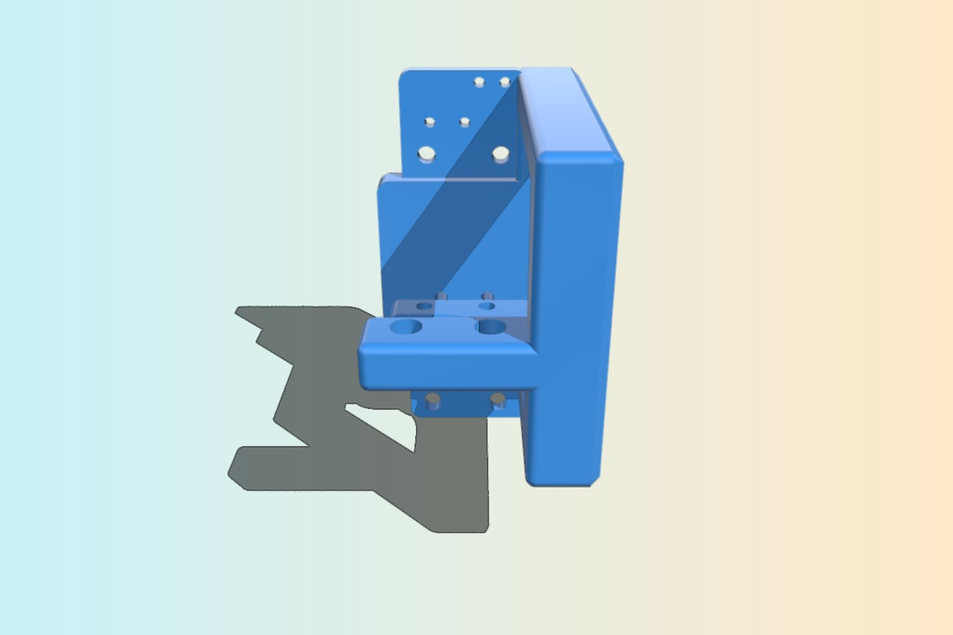 Flexion e3d v6 x carriage mount for Monoprice Maker Select v2