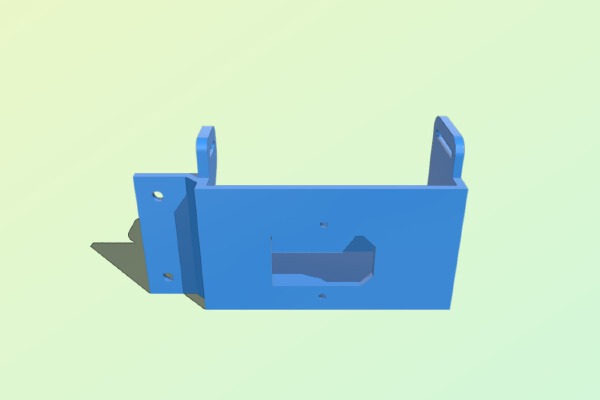 Am8 Power Suppy cover with connections to psu | 3d print model
