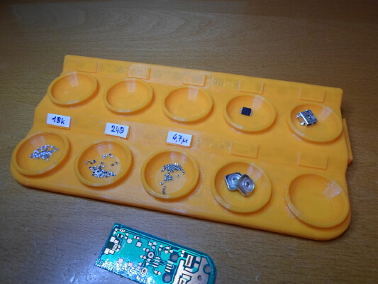 Extendable SMD Assembly Tray | 3d print model