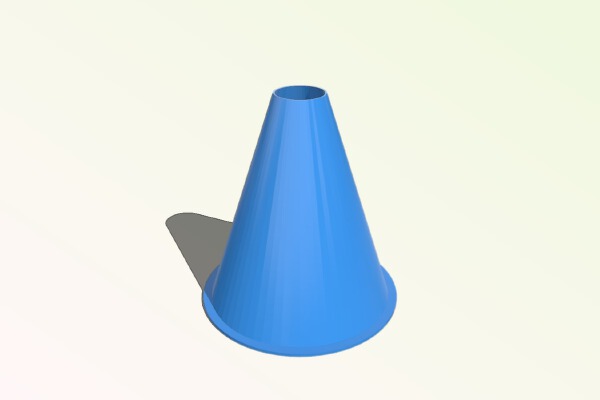 Small funnel for pouring oil or other liquids, completely customizable! | 3d print model