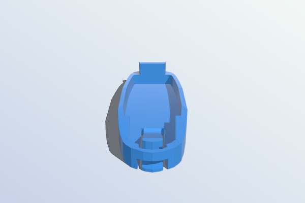 Airsoft AK47 Stock Battery Cover | 3d print model