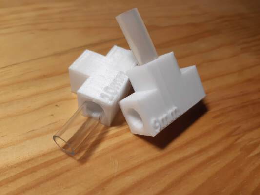 Tube T and X Connection 9_10mm | 3d print model