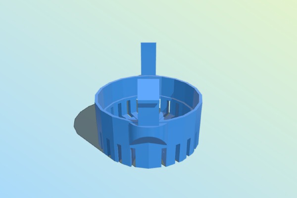 Replacement strainer for 360gph Rule bilge pump | 3d print model