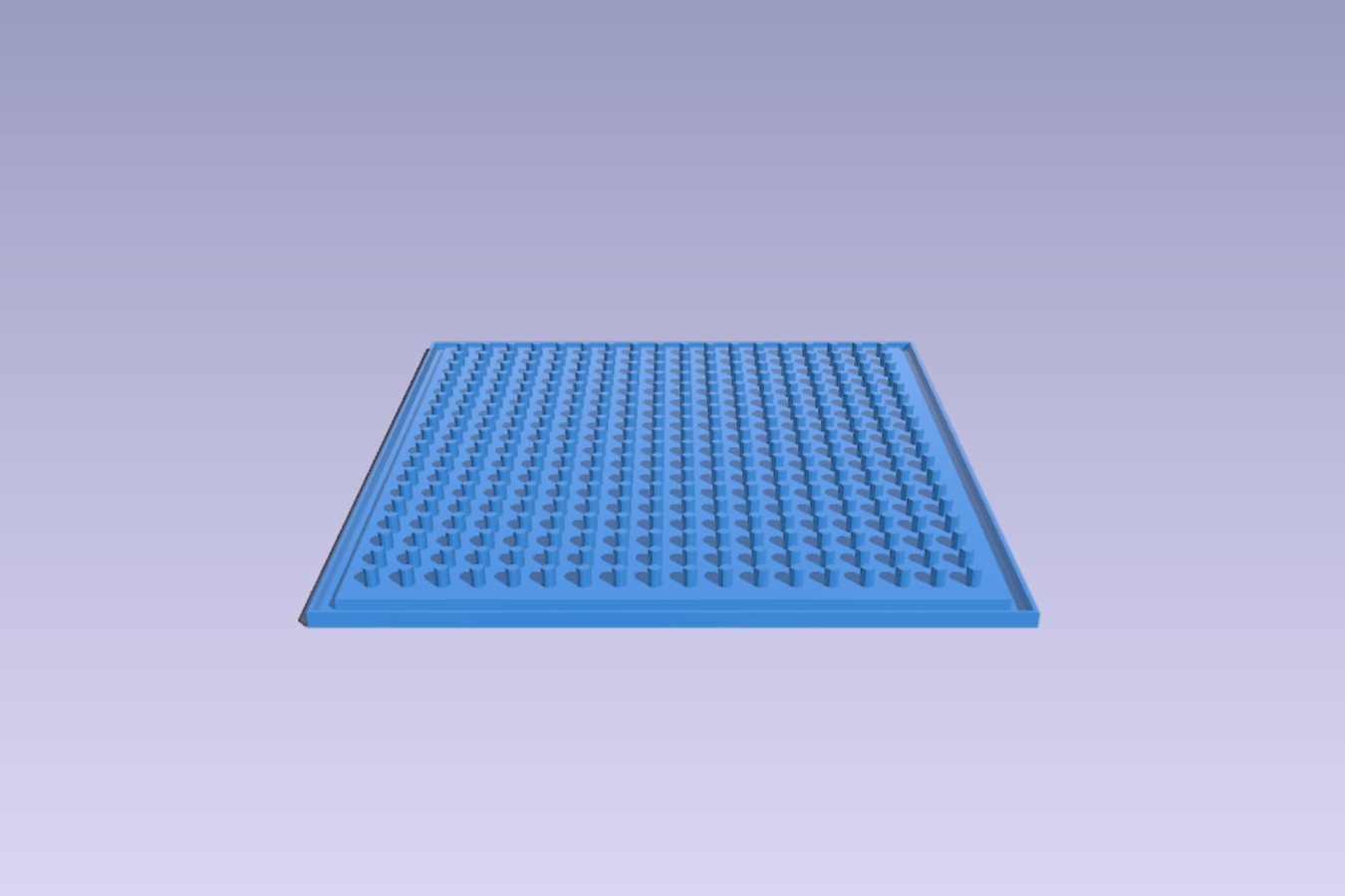 Bed for epoxy