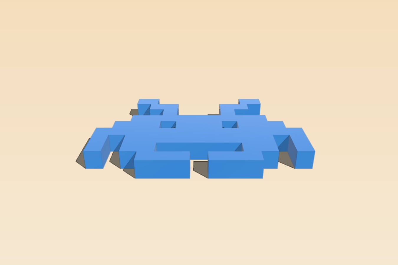 Space Invader Magnet