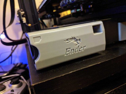 Ender 3 Pro Micro SD Card Adapter Housing With Logo | 3d print model