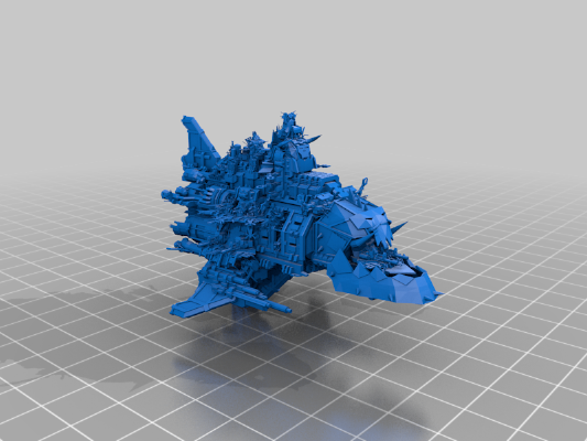 BFG Ork Fleet Drop | 3d print model