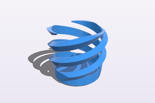 Triple twisted case | 3d print model
