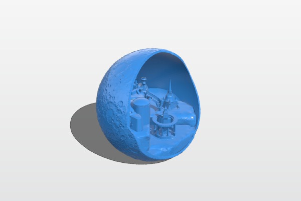 Moon Rhapsody | 3d print model