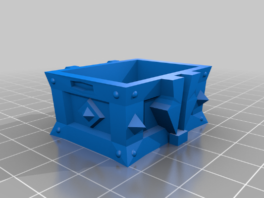 Horde Chest (WoW) v2 (Remix) | 3d print model