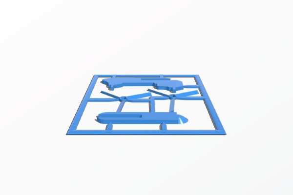 Chinook Kit Card | 3d print model