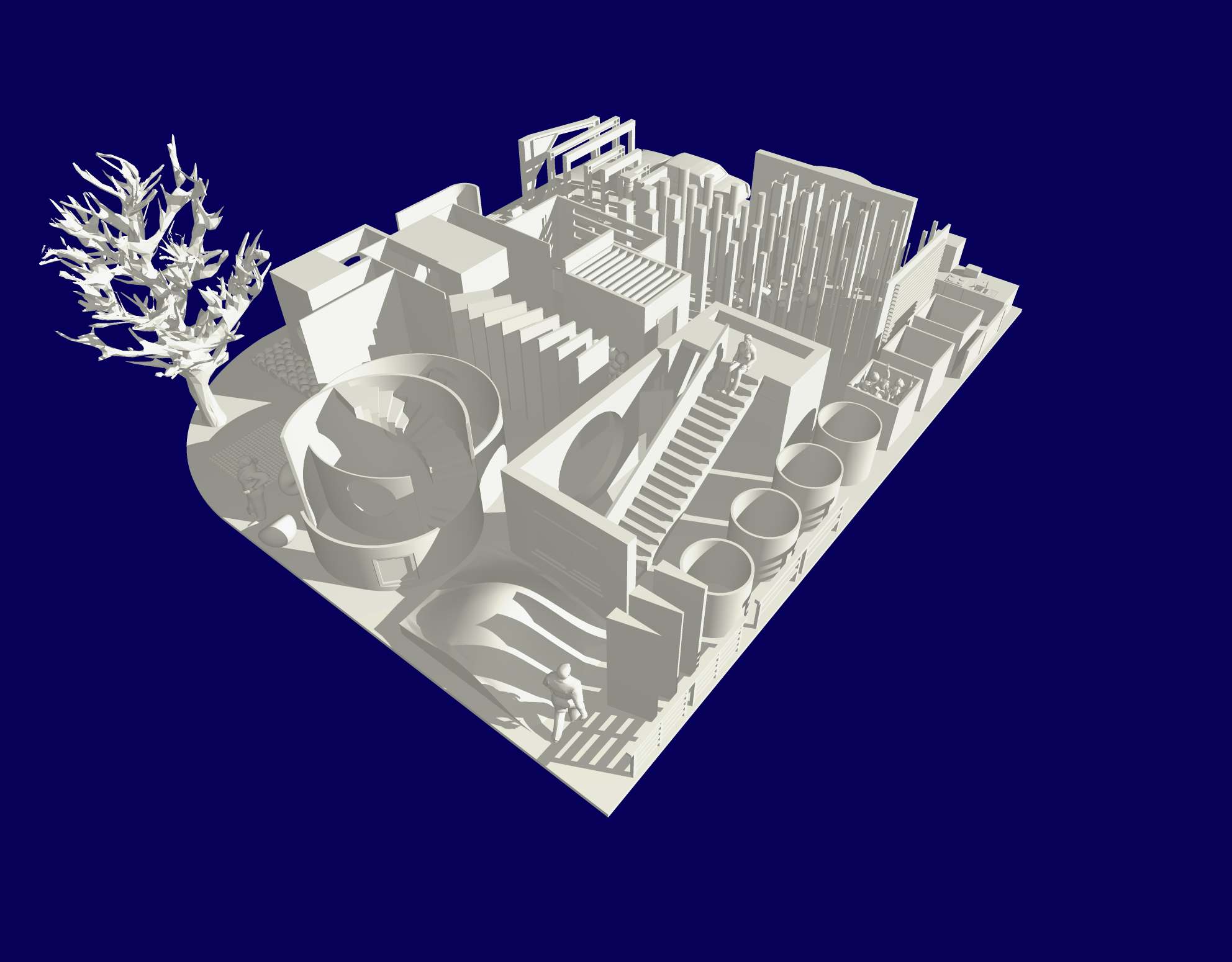 Most common Architectural Elements in one Model to test different Slicers