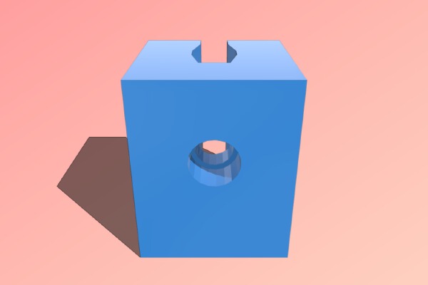 Sliding pin test | 3d print model