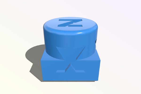 Void XYZ Calibration Cube | 3d print model
