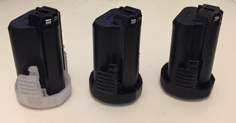Universal Dremel_Bosch Battery Cap | 3d print model