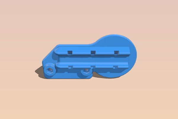 Paramotor Throttle - TTO + Mirror Holder | 3d print model