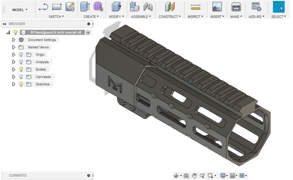 M lok Handguard v1.2