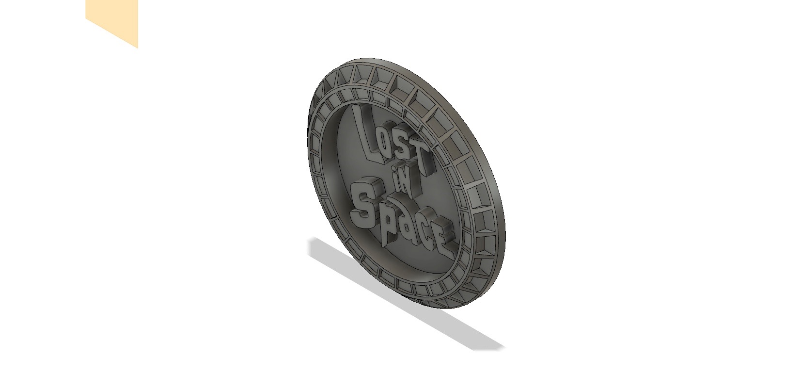 Lost in Space Logo Plaque_Coaster